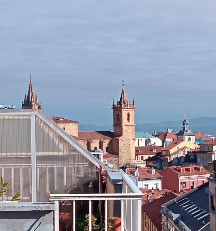 Atico Quintana II - Con Terraza, En El Centro Con Wifi Y Garaje Lejlighed Oviedo Eksteriør billede