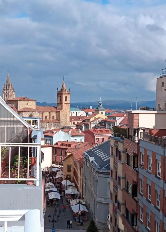 Atico Quintana II - Con Terraza, En El Centro Con Wifi Y Garaje Lejlighed Oviedo Eksteriør billede